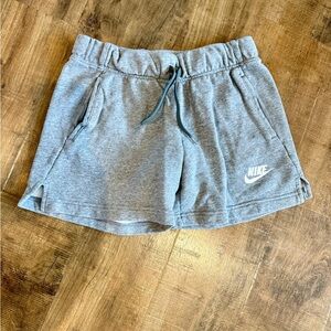 Nike Girls Athletic Gray Shorts
